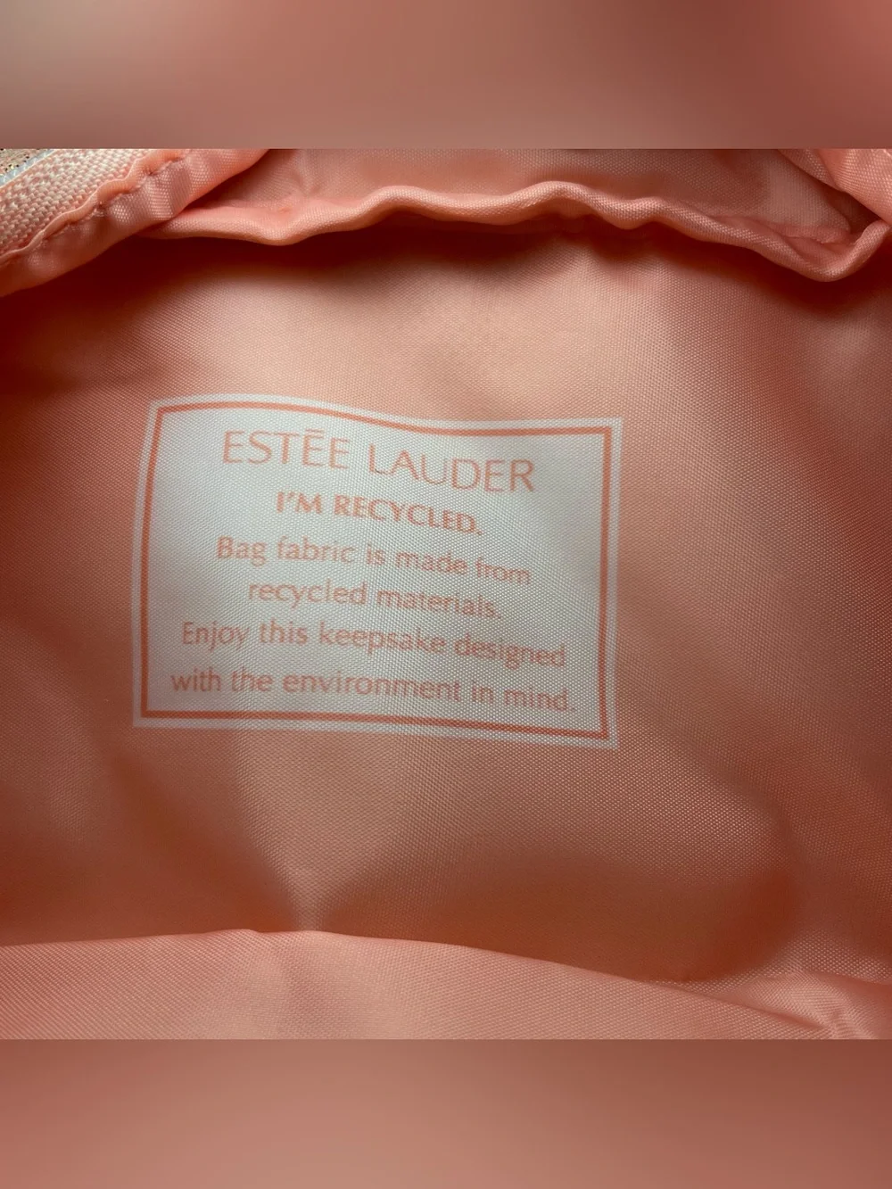 Estee Lauder Glittery Rose Cosmetic Pouch